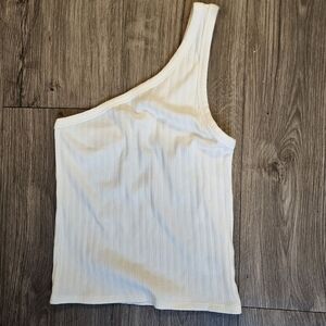 AMERICAN EAGLE Ribbed One Shoulder Tank